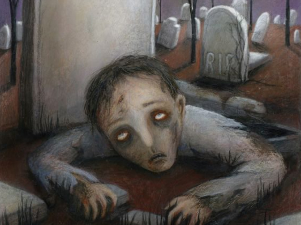 L’illustrazione di copertina di “The Legend of the Zombie”    