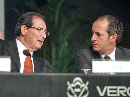 L'ex ministro Giancarlo Galan (Pdl) e il governatore Luca Zaia (Lega)