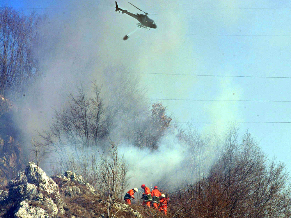 Incendi boschivi, una quarantina in appena due mesi. ARCHIVIO    