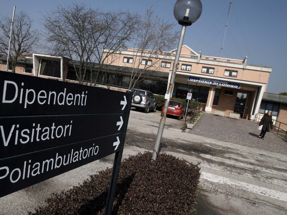 L’esterno dell’ospedale di Lonigo: la Cardiologia potrebbe essere potenziata con la riabilitazione   