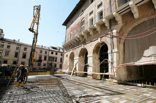 È scattata la corsa contro il tempo per completare i lavori di restauro della Basilica Palladiana