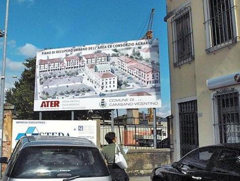 L'area ex Consorzio agrario quando c'era il piano Ater